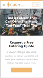 Mobile Screenshot of cater.com